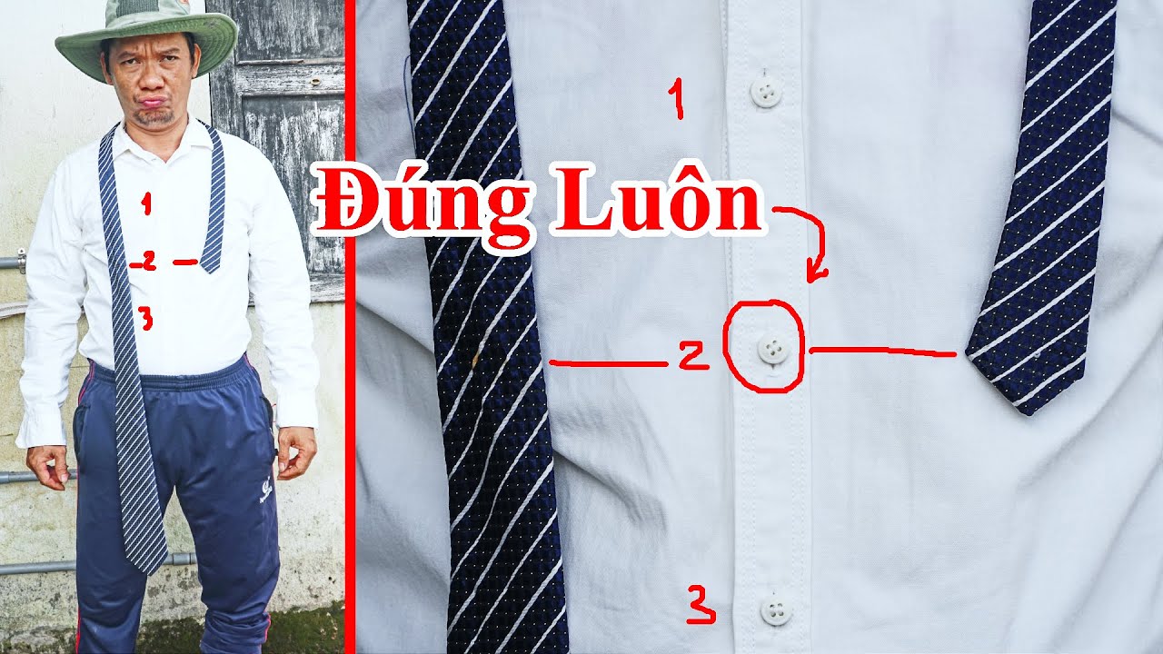 Quá Tuyệt Vời ! Thắt Cà Vạt Bằng Nút Áo Đúng Chuẩn Khiến Ai Cũng Bất Ngờ / Mẹo Thắt Cà Vạt Nhanh Đẹp