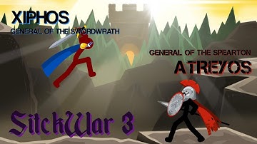 Xiphos VS Atreyos || StickWar 3 Duel || Sticknodes Animation