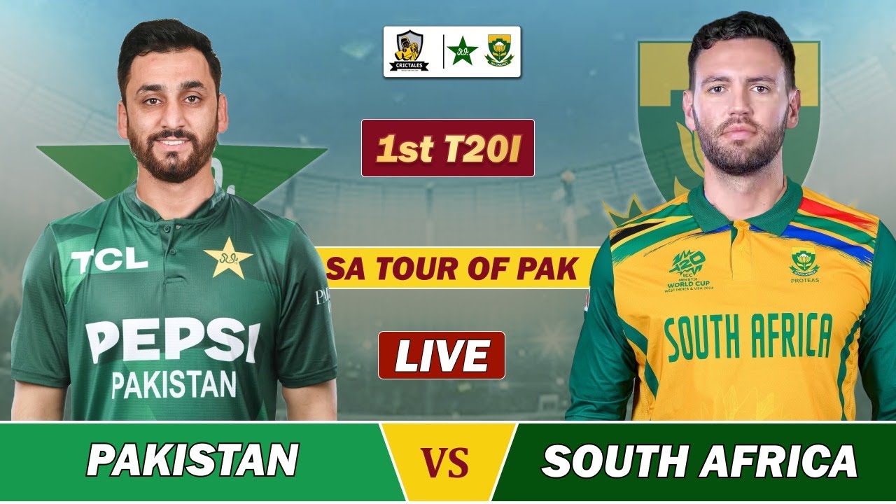 PAKISTAN vs SOUTH AFRICA 1st T20 MATCH LIVE | PAK vs SA LIVE SCORES ...