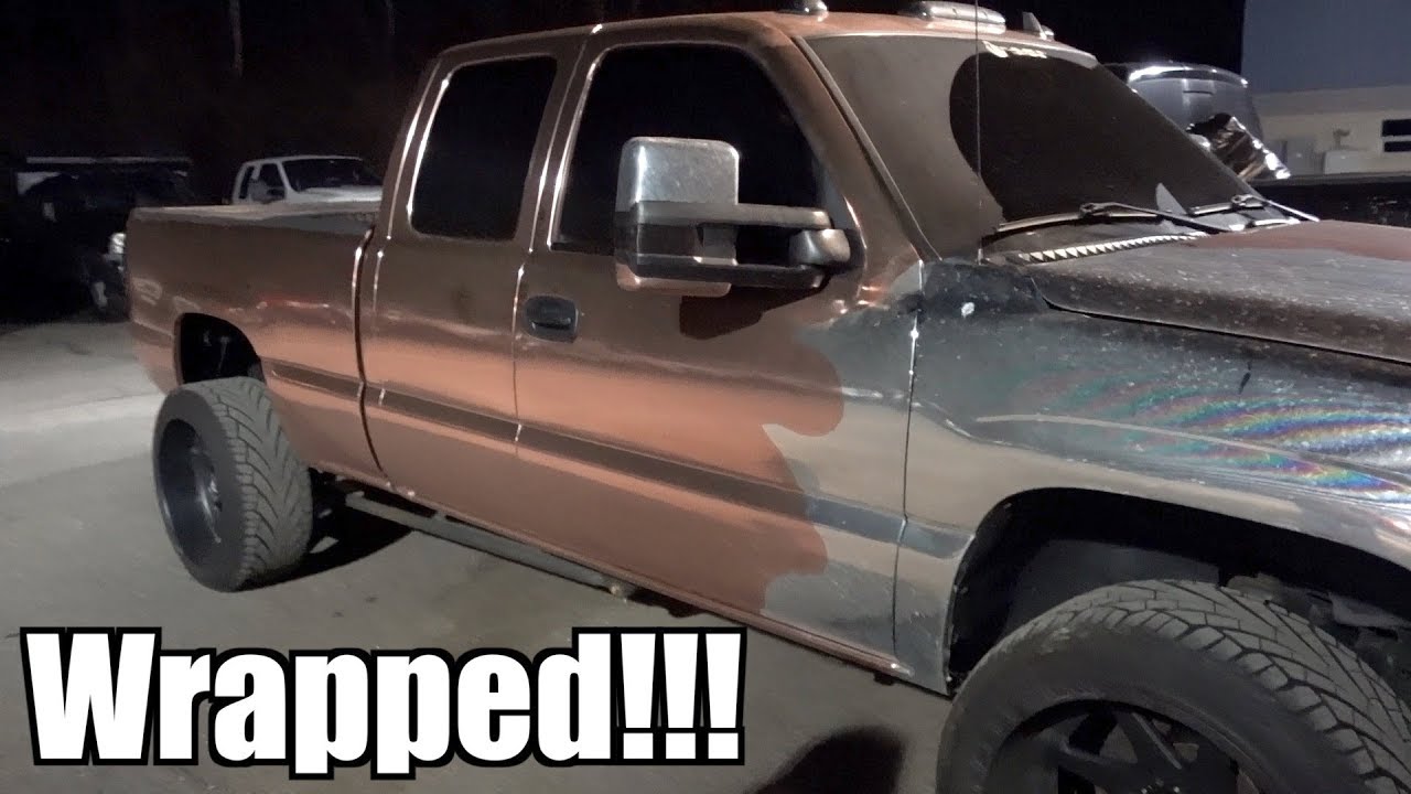 Crazy Gold Chrome Duramax!!! & CUSTOM First Gen Headliner!!! YouTube