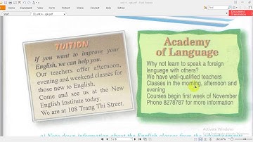 Unit 4 - English 9 - LEARNING A FOREIGN LANGUAGE - READ - SGK
