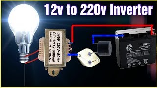 How to make Inverter 12v to 220v