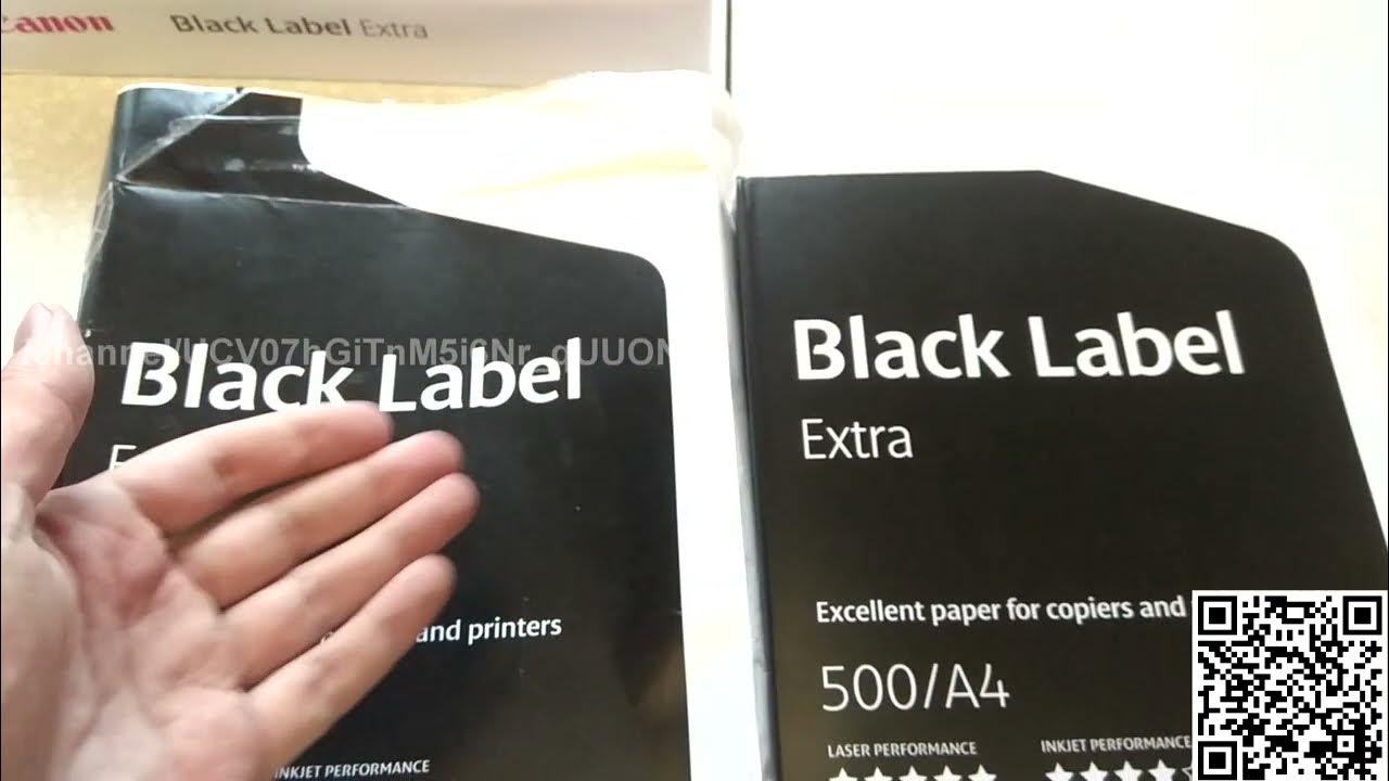 Бумага Canon A4 Black Label Extra - YouTube