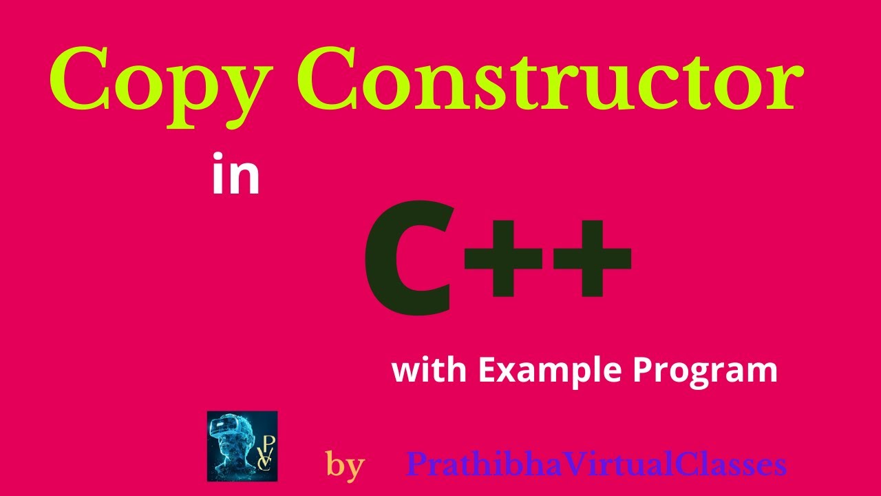 Types of Constructors || Copy constructor in C++ - YouTube