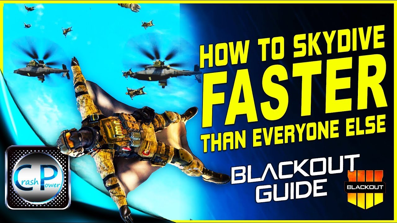 How to skydive FURTHER and FASTER than anyone else in Blackout - YouTube