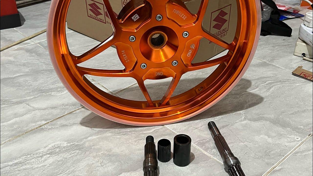 Solusi murmer buat matic suzuki yg mau pake velg matic lain