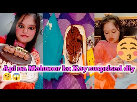 Api na diy Mahnoor ko surprised 😮|| jeejo ka liy chicken pulao banyan ...
