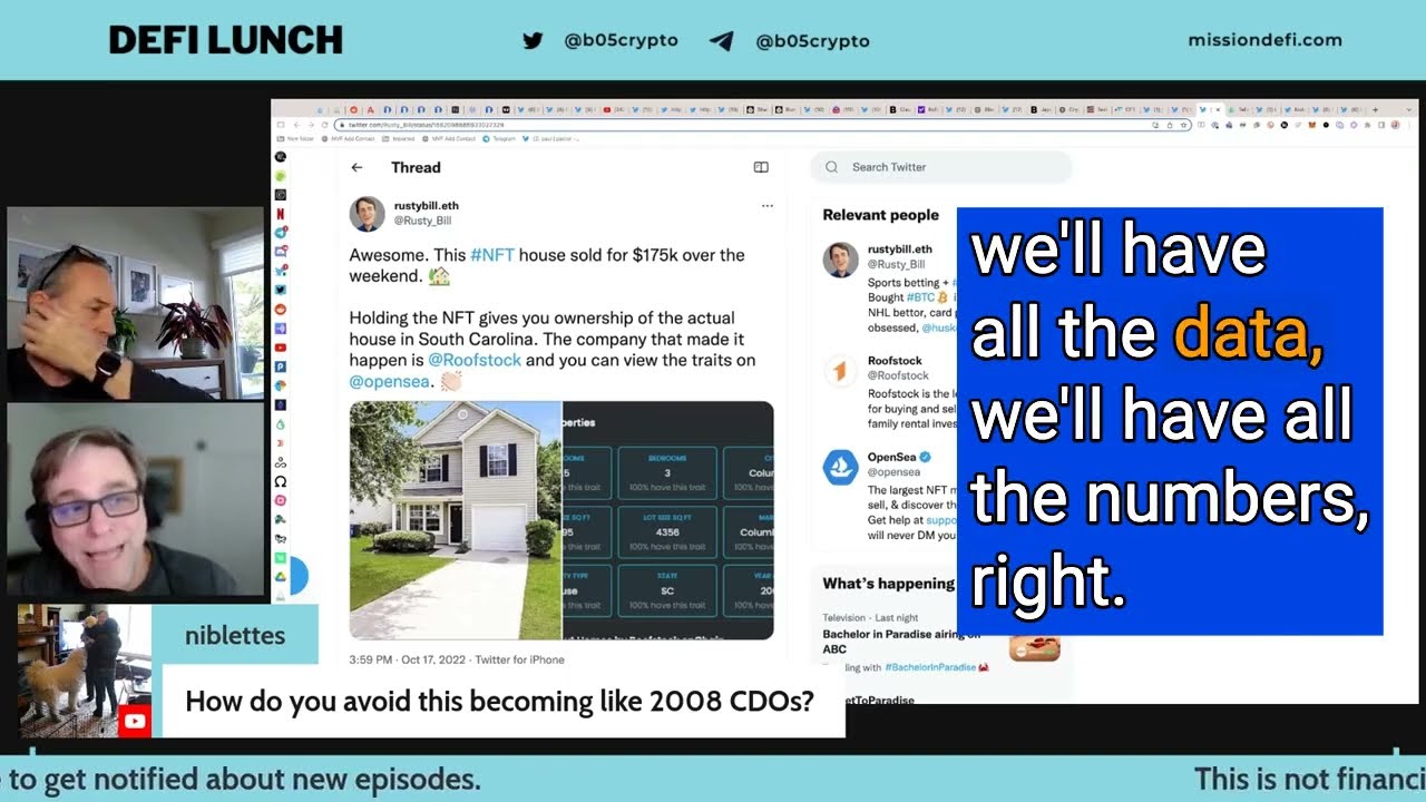 DeFi Lunch - Brad and Joe Riff on Real Estate in DeFi