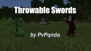 Throwable Swords (And Axes) Minecraft Datapack by PvPqnda