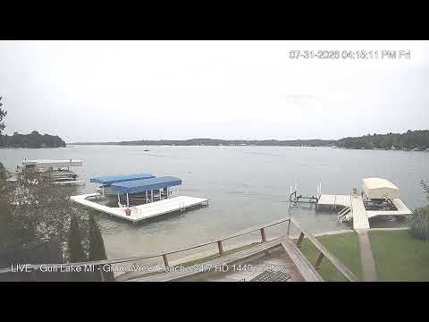 Gull Lake Live Webcam – Grand View Beach — Gull Lake, Michigan live camera thumbnail