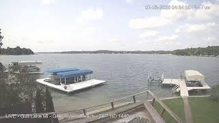 Gull Lake Live Webcam  - Grand View Beach - South Gull Lake Drive - North Cam