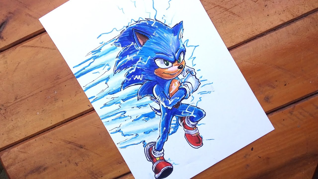 Hoje vamos aprender a desenhar o SONIC do FILME. Legal né? Assista o v