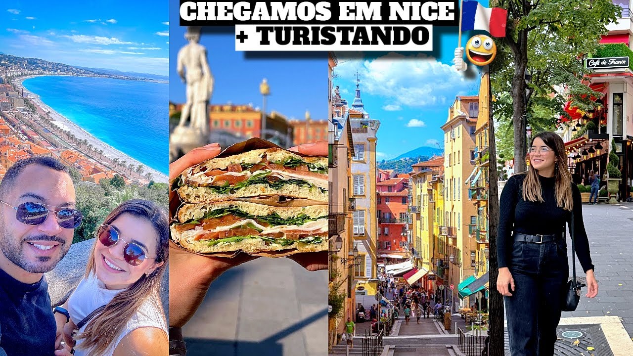 CHEGAMOS EM NICE, TURISTANDO, A MELHOR FOCACCIA e muito mais ♥ - Bruna Paula