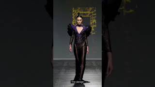 The designer vs the design by Michael Cinco  #fashion #hautecouture #runway #shorts #model