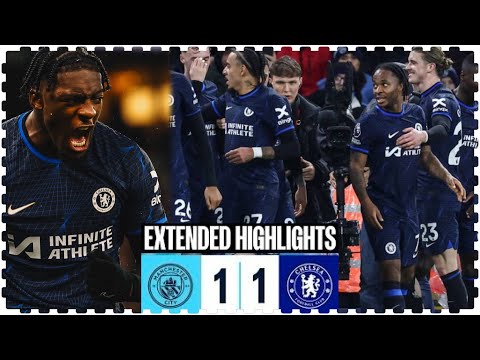Chelsea vs Man City (1-1) Highlights | Premier League 2023/24