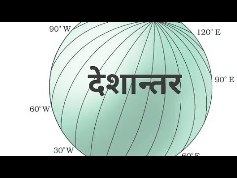 D.El.Ed. 1st Semester / सामाजिक अध्ययन / भूगोल / देशान्तर- क्या, कितनी, क्यों