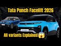 Tata Punch Facelift 2026 – All Variants Explained | Smart to Accomplished+S | New Features 🔥