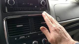 Cold Heater Vents: Dodge Minivan