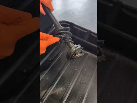 Replacing a completely broken driveshaft #mechanic #repair #mercedes #aclass # #car #driveshaft