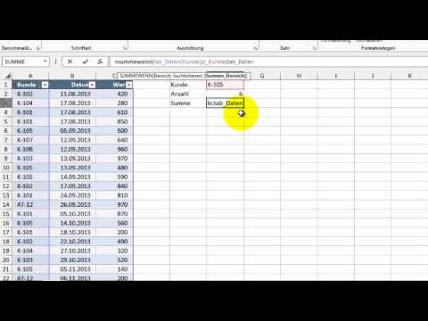 Video: So Fügen Sie Zeilen In Einer Tabelle In Excel Hinzu