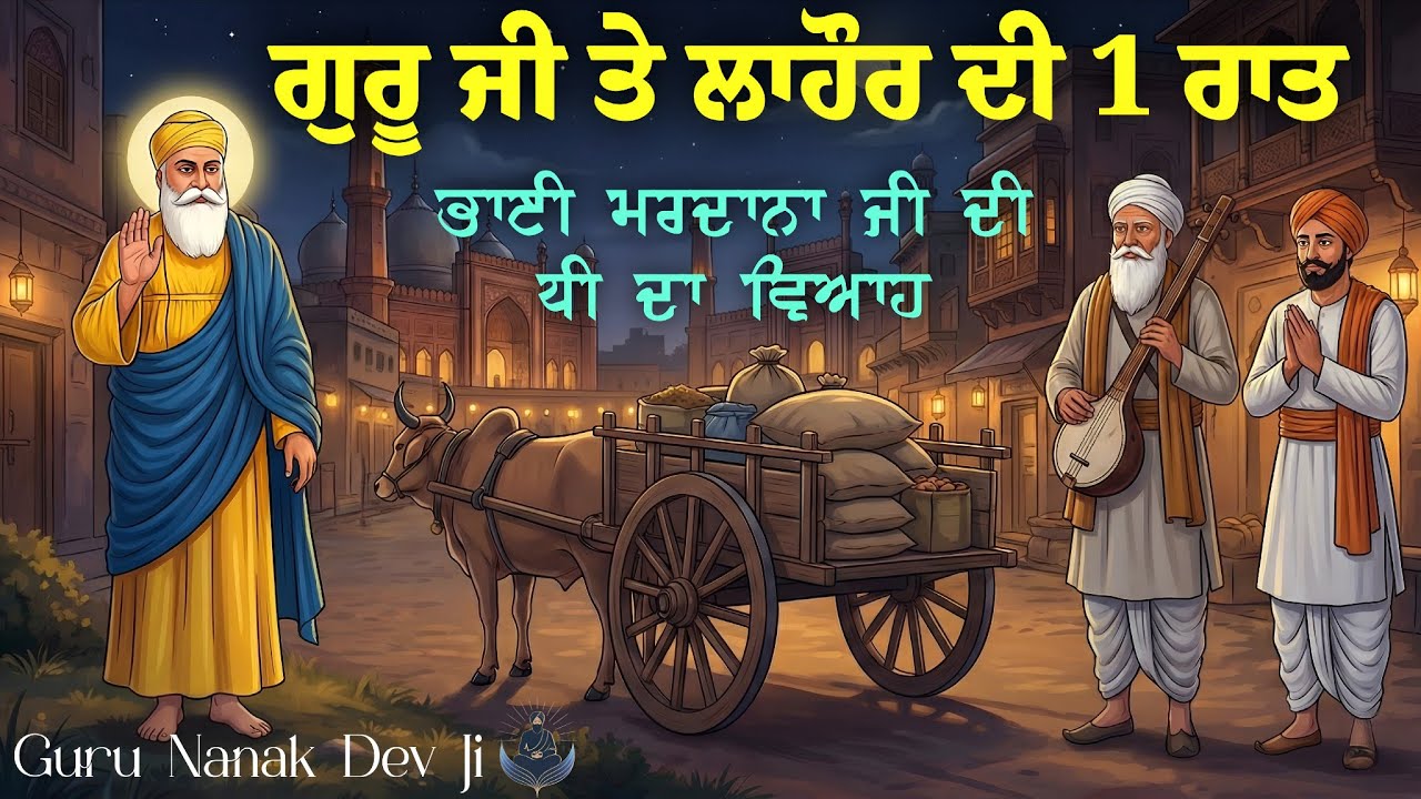 ਗੁਰੂ ਜੀ ਤੇ ਲਾਹੌਰ ਦੀ ਇਕ ਰਾਤ || ਭਾਈ ਮਰਦਾਨਾ ਜੀ ਦੀ ਧੀ ਦਾ ਵਿਆਹ || Guru Nanak Dev Ji Sakhi || Sach Kartar