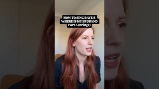 How to learn to sing RAYE’s Where is My Husband - vocal coach breakdown Part 5 (bridge) #vocalcoach