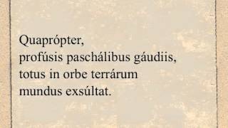 Præfatio Paschalis II (sollemnis)
