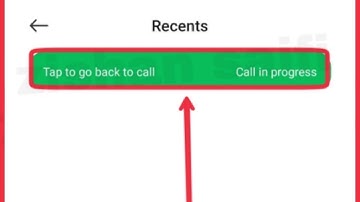 How To Fix Tap to go back to call || Call in progress Problem Solve in Android