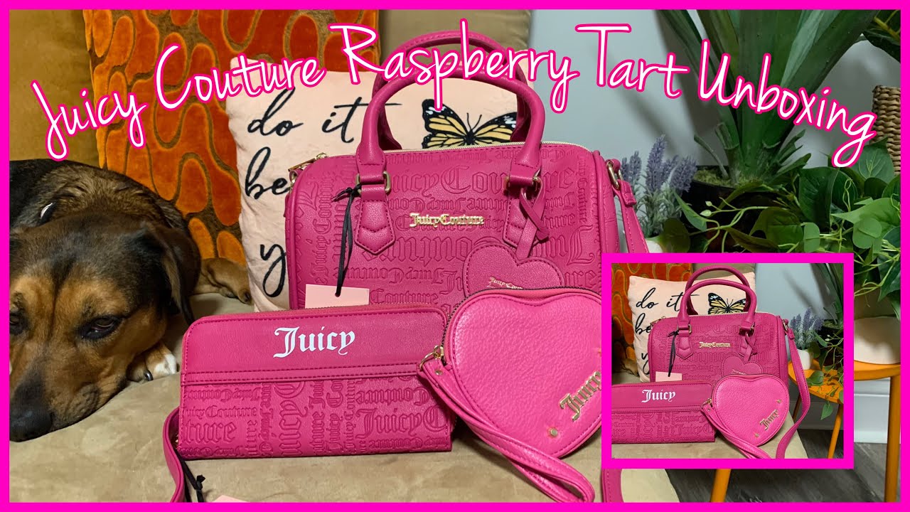 Juicy couture raspberry tart speedy satchel