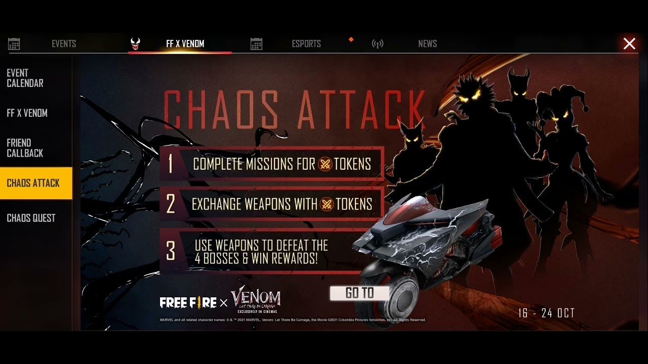 Chaos attack all bosses in garena free fire
