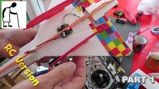 RC Version of my pizza tray Baubericht Microfighter PART 1