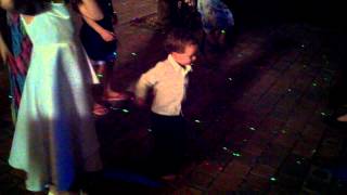 Jaxon dancing at wedding