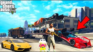 Franklin Delivering ZILLIONAIRE SUPER CARS in GTA 5 | SHINCHAN and CHOP