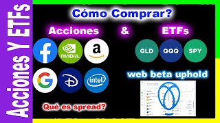🔥NUEVA beta uphold - Cómo Comprar Acciones y ETFs Uphold -  Qué es spread?