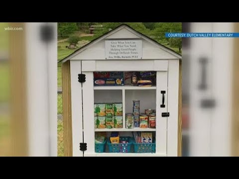 New blessing box installed at Dutch Valley Elementary school