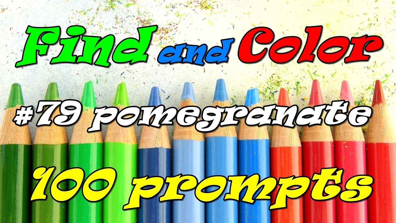 Найдите и раскрасьте 100 заданий: №79 гранат / Раскраска для взрослых