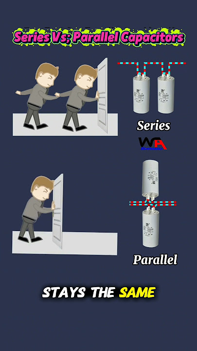 Series Vs. Parallel Capacitors Explained #capacitor #Capacitors #seriescapacitor
