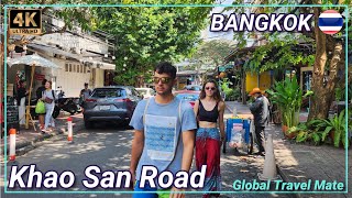 Tourists are Back in KhaoSan Road Bangkok ?? Thailand [4K]