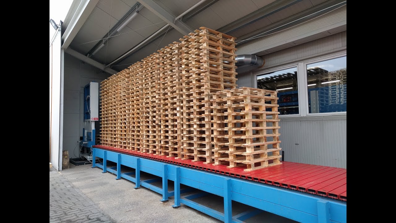 Cms scarpari linea di chiodatura automatica per pallets in legno ... Quanto costa un pallet di legno