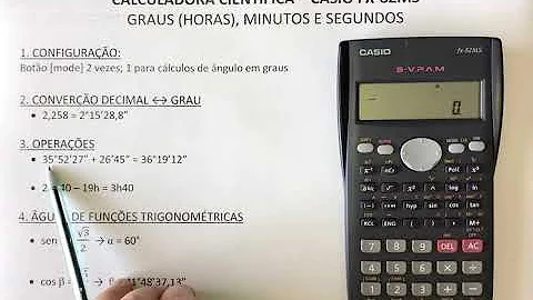 Como fazer cálculo de horas na calculadora?