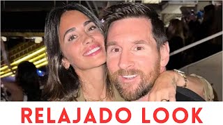 Lionel Messi's surprising look for a night with Antonela Roccuzzo in Miami