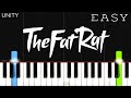 Thefatrat  unity  easy piano tutorial