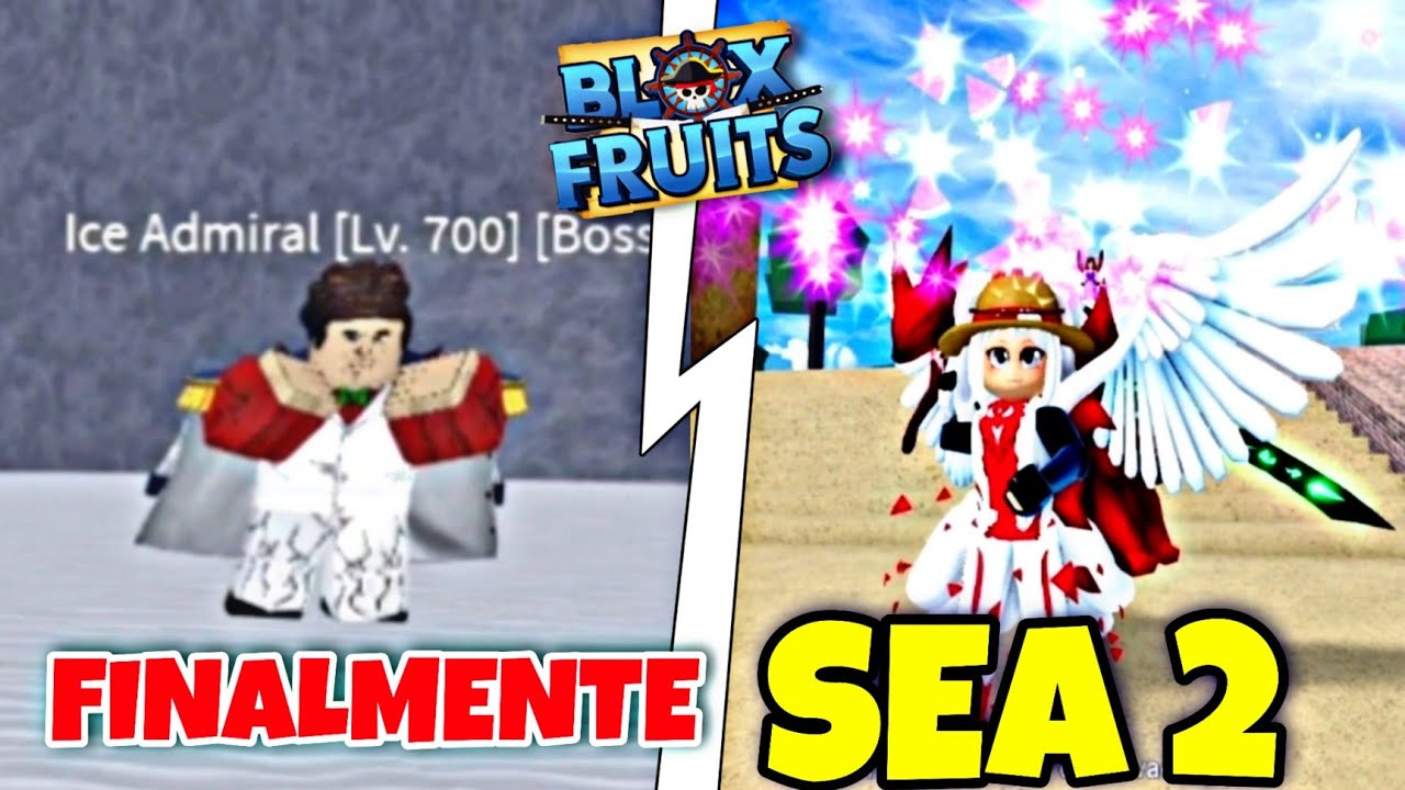 CHEGUEI NO SEA 2 NO BLOX FRUITS #roblox #games #bloxfruits