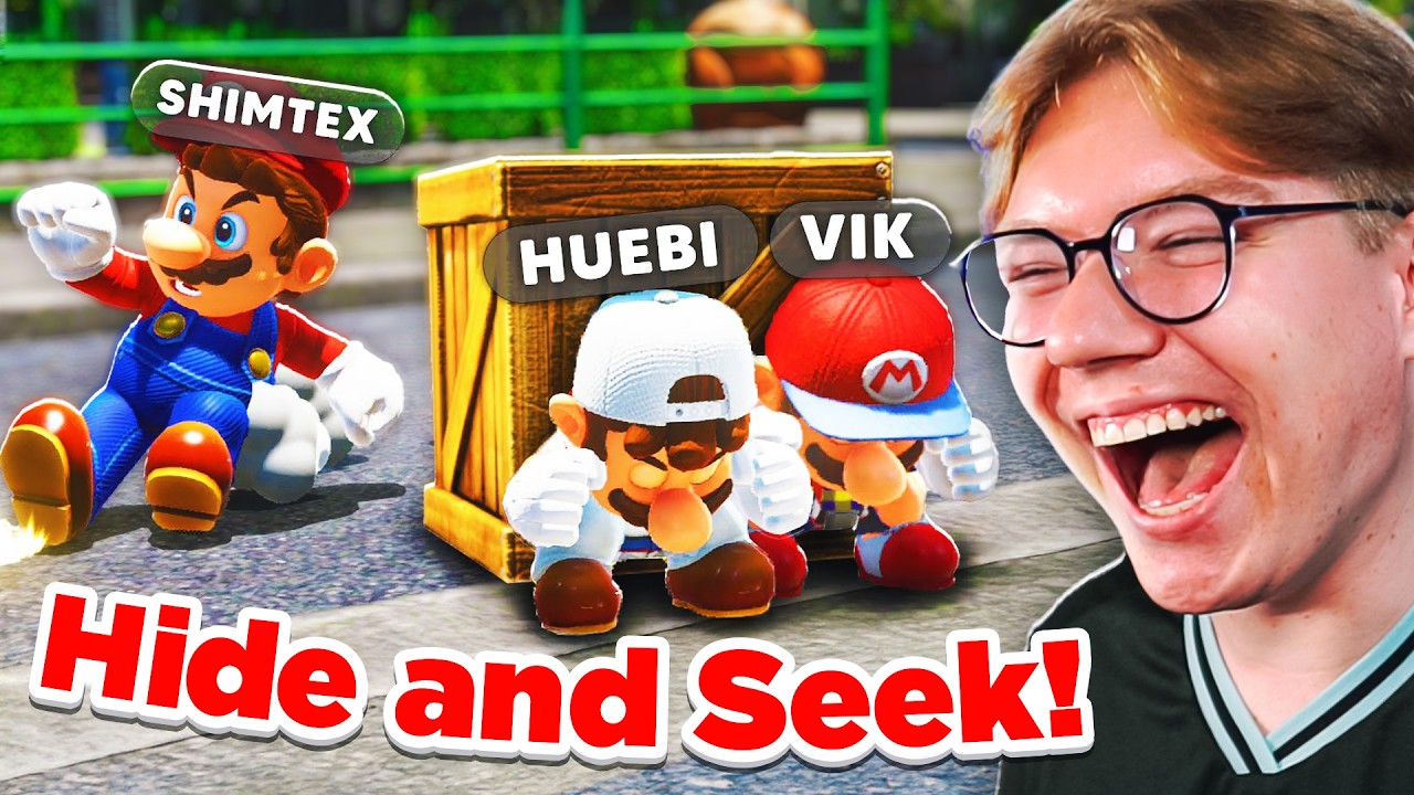 Mein ERSTES MAL Hide & Seek in MARIO ODYSSEY! - Ansgar Reaktion
