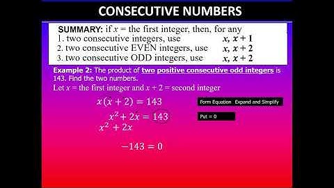 Excellence | Product of two consecutive odd numbers | MCAT | 91027 | NCEA Level 1 Mathematics