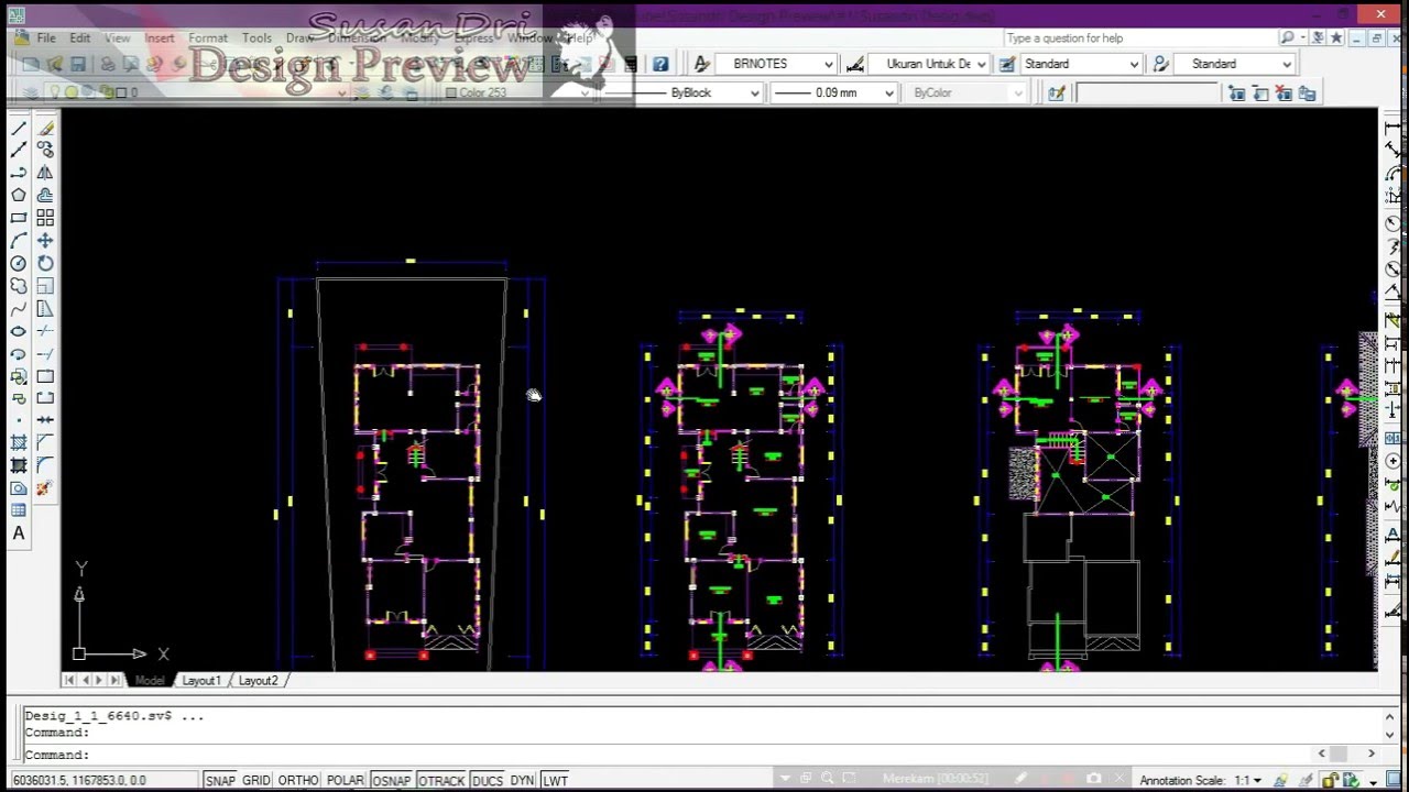 Desain Rumah Home Design Preview In Sketchup And AutoCAD Trailer