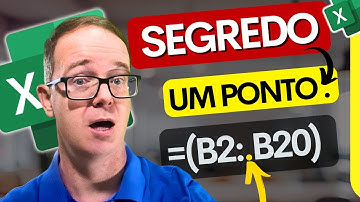 Descubra o NOVO TRUQUE com PONTO no Excel: Intervalos Mais Limpos em Segundos!