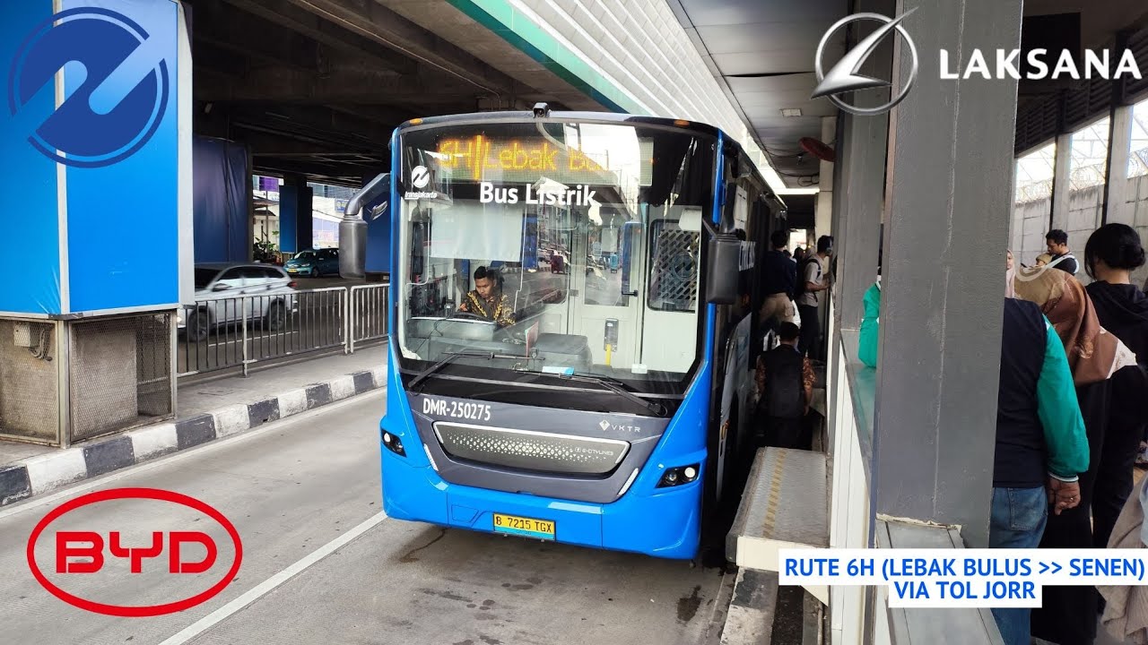AKHIRNYA DAMRI BORONG BUS LISTRIK BRT BUATAN 🇲🇨‼️ Trip with TransJakarta VKTR Tidar HF-12 milik DMR