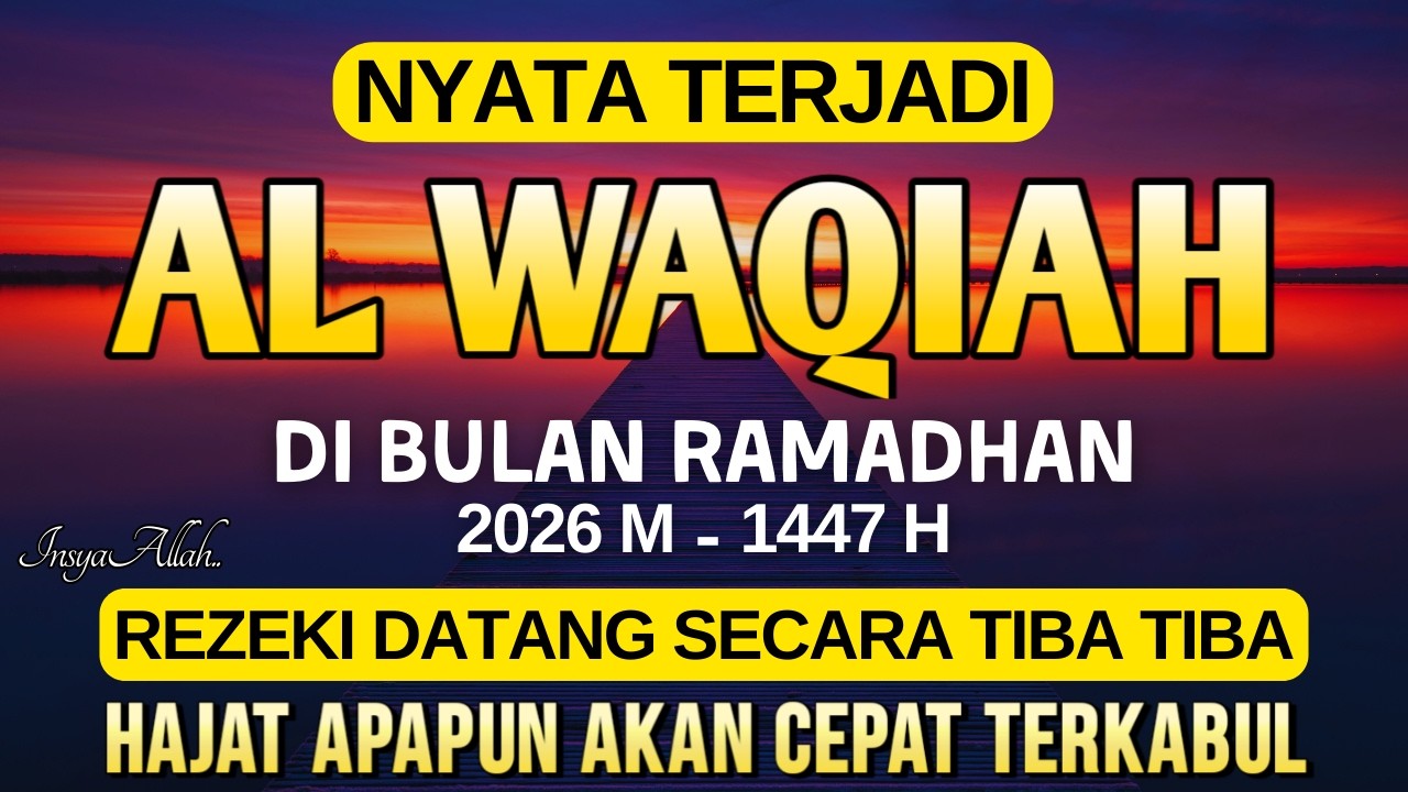 Dahsyat 1x putar Surat Al Waqiah ! Datangkan kekayaan