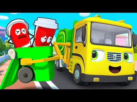 Garbage Truck, Fire Truck, Police Car, Ambulance | Cars for Kids | Kids Songs |Kids Cartoon |BabyBus